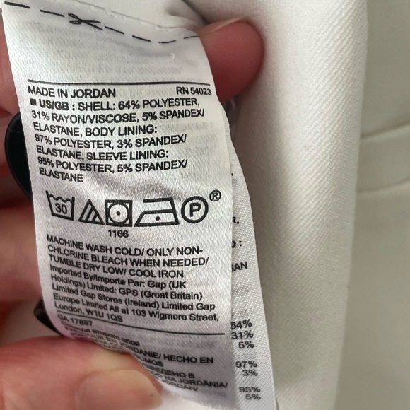 Banana Republic Long and Lean-Fit Washable Blazer - 00P - Picture 4 of 6